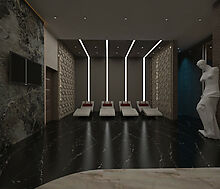 Пентхаус с сауной и видом на море