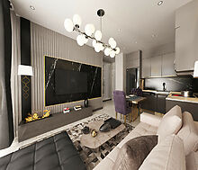 Пентхаус с сауной и видом на море