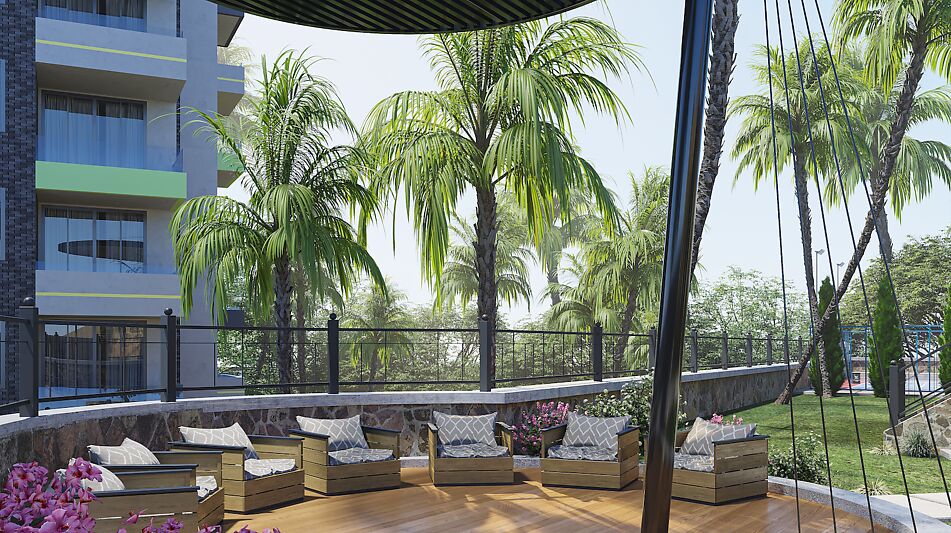 Пентхаус с сауной и видом на море