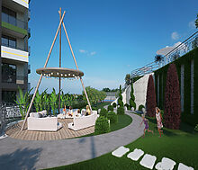 Пентхаус с сауной и видом на море