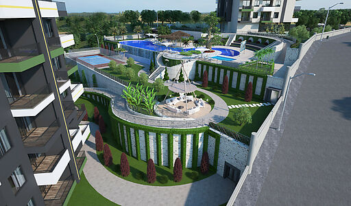 Пентхаус с сауной и видом на море