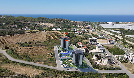 Пентхаус с сауной и видом на море