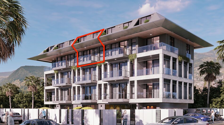 Пентхаус с видом на море и замок!