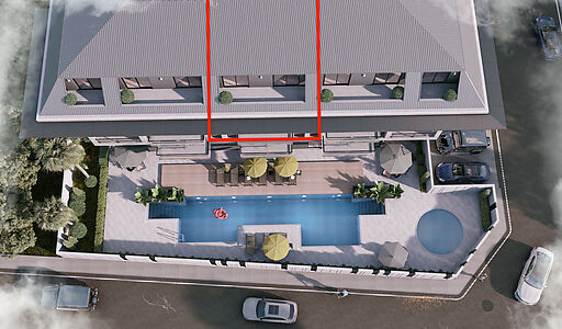 Пентхаус с видом на море и замок!