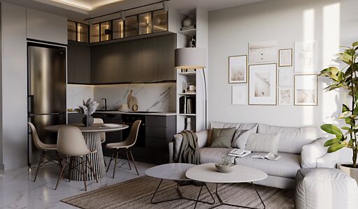 Пентхаус с видом на море и замок!