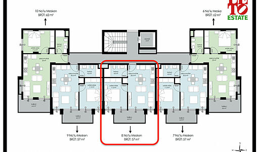 1+1 с видом на море и замок!