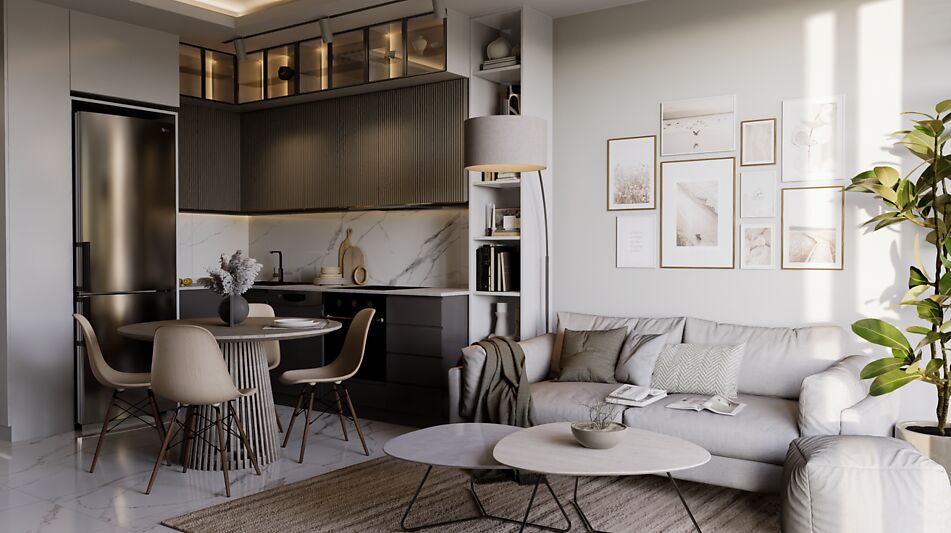 1+1 с видом на море и замок!