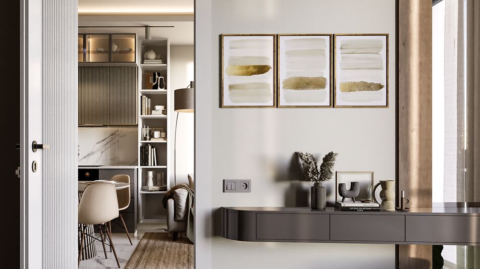 Просторная 1+1 с видом на море!