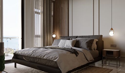 Просторная 1+1 с видом на море!