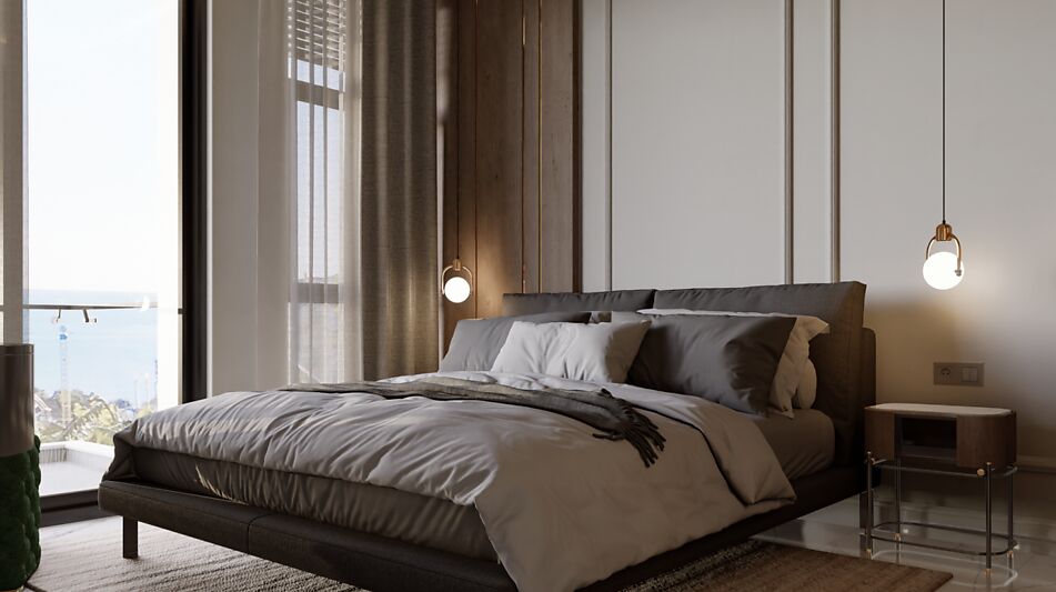 Просторная 1+1 с видом на море!