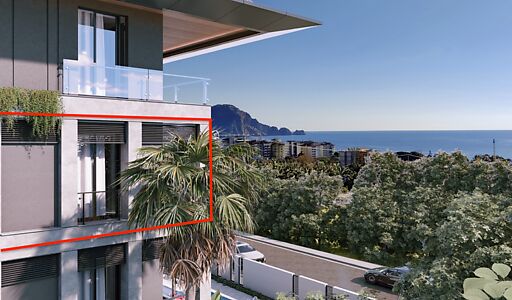 Просторная 1+1 с видом на море!