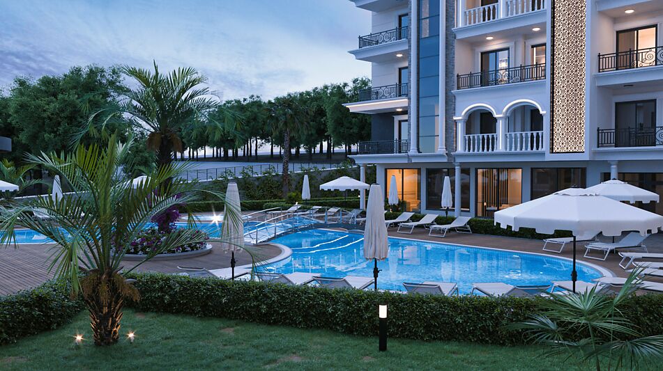 Видовая трехкомнатная ЖК Sehriyar