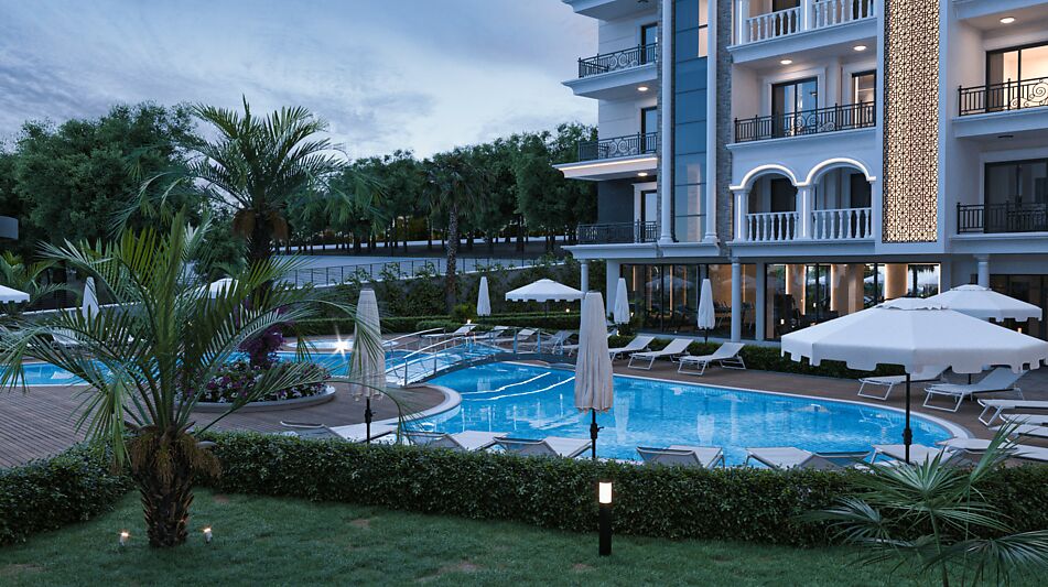 Видовая трехкомнатная ЖК Sehriyar