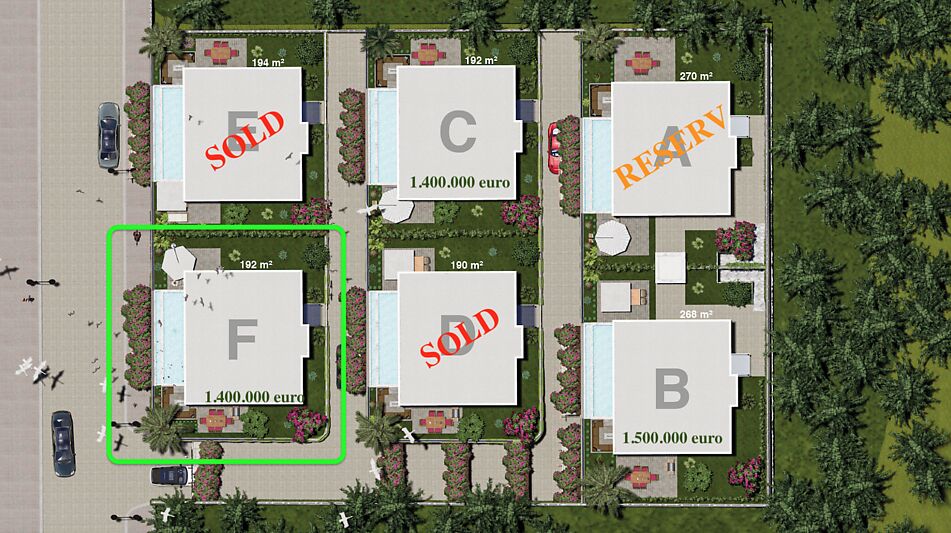 Современная вилла в районе Бекташ