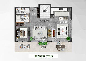 Современная вилла в районе Бекташ