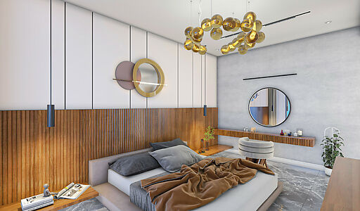 Современная вилла в районе Бекташ