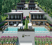 Современная вилла в районе Бекташ