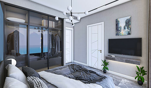 Современная вилла в районе Бекташ