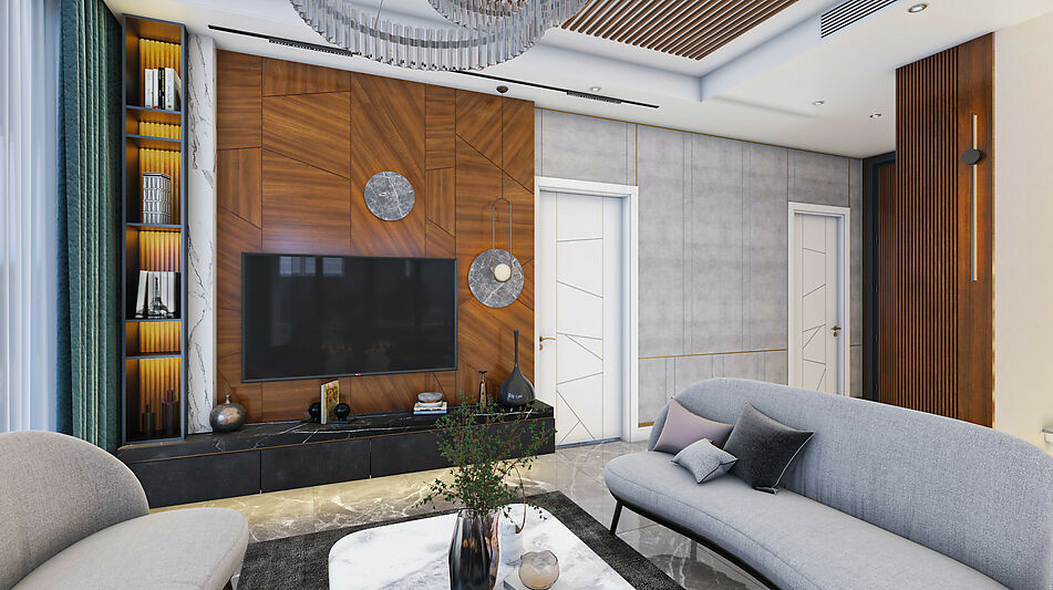 Современная вилла в районе Бекташ