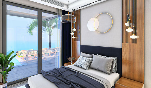 Современная вилла в районе Бекташ