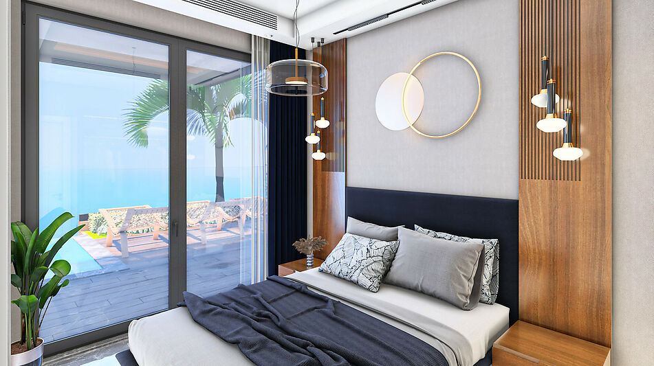 Современная вилла в районе Бекташ