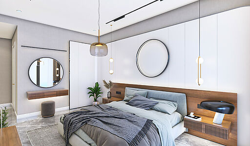 Современная вилла в районе Бекташ