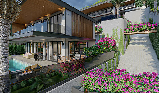 Современная вилла в районе Бекташ