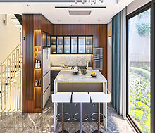 Современная вилла в районе Бекташ