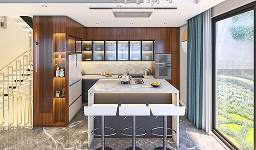 Современная вилла в районе Бекташ