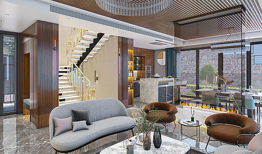 Современная вилла в районе Бекташ