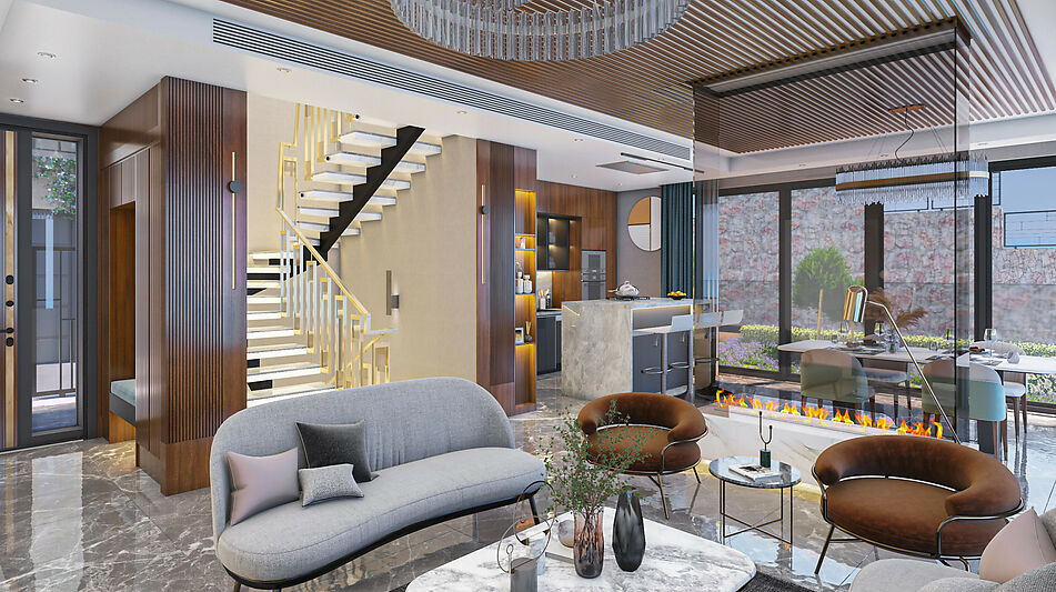 Современная вилла в районе Бекташ