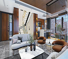 Современная вилла в районе Бекташ