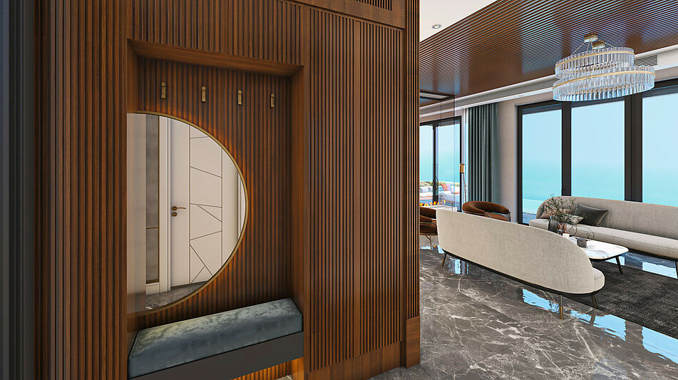 Современная вилла в районе Бекташ