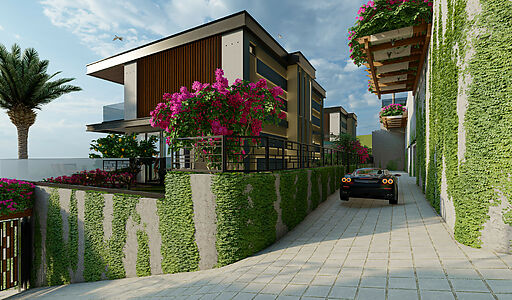 Современная вилла в районе Бекташ