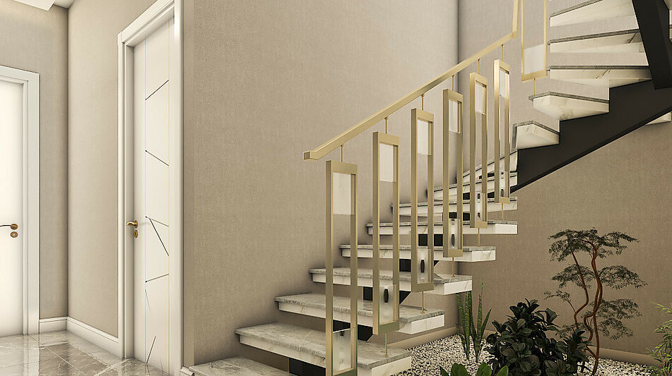 Современная вилла в районе Бекташ