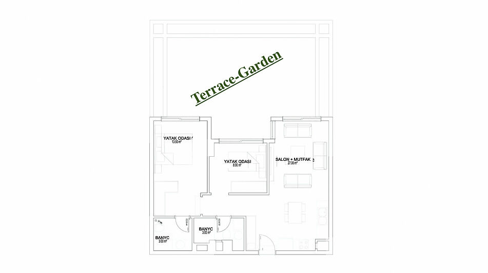 Гарден флэт с участком 0,9 сотки!