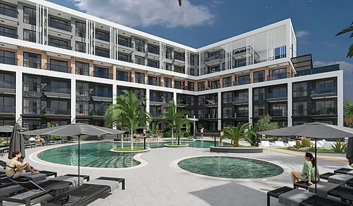 Двухкомнатная 66 кв.м в Lara Port