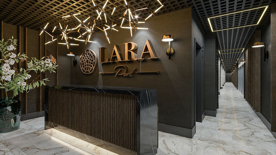 Двухкомнатная 66 кв.м в Lara Port