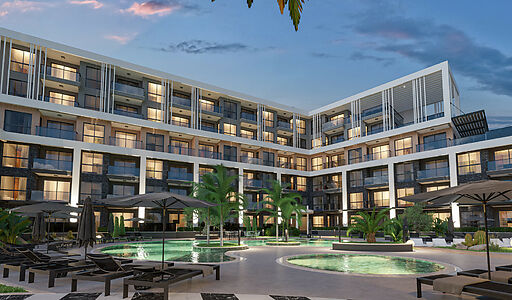 Двухкомнатная 66 кв.м в Lara Port