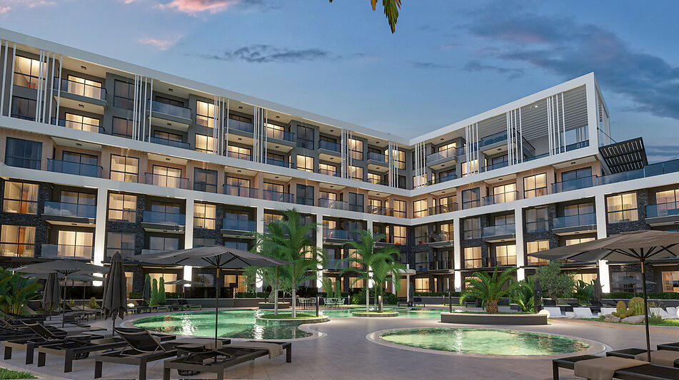 Двухкомнатная 66 кв.м в Lara Port