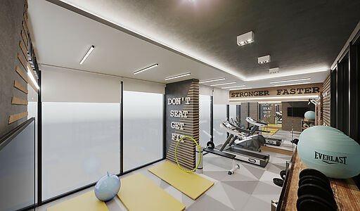 Видовая 1+1 в VELUXE REZİDENCE