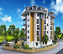 Видовая 1+1 в VELUXE REZİDENCE