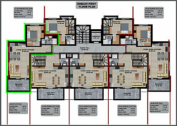 Видовая 1+1 в VELUXE REZİDENCE