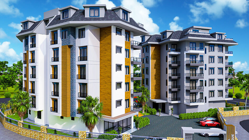 Видовая 1+1 в VELUXE REZİDENCE