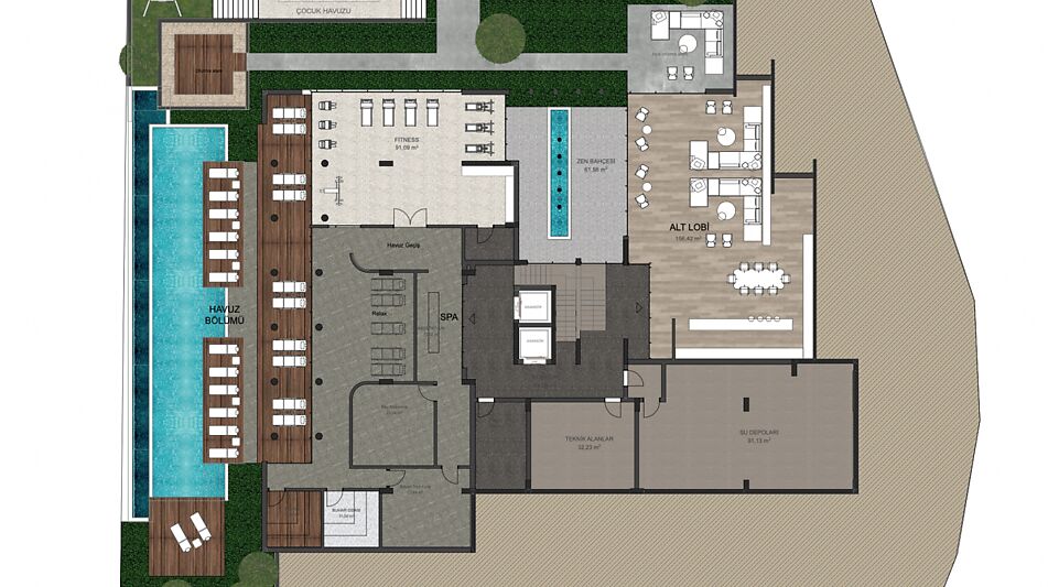 Двухкомнатная 1+1 с видом на море