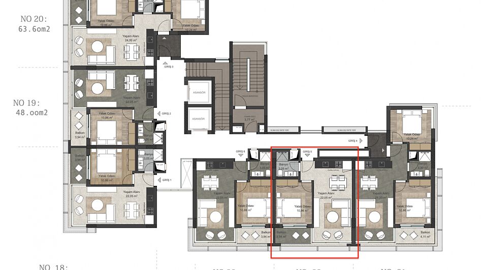 Двухкомнатная 1+1 с видом на море