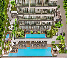 Двухкомнатная 1+1 с видом на море