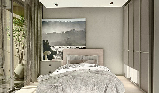 Гарден-дублекс с террасой и садом