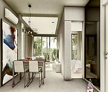 Гарден-дублекс с террасой и садом