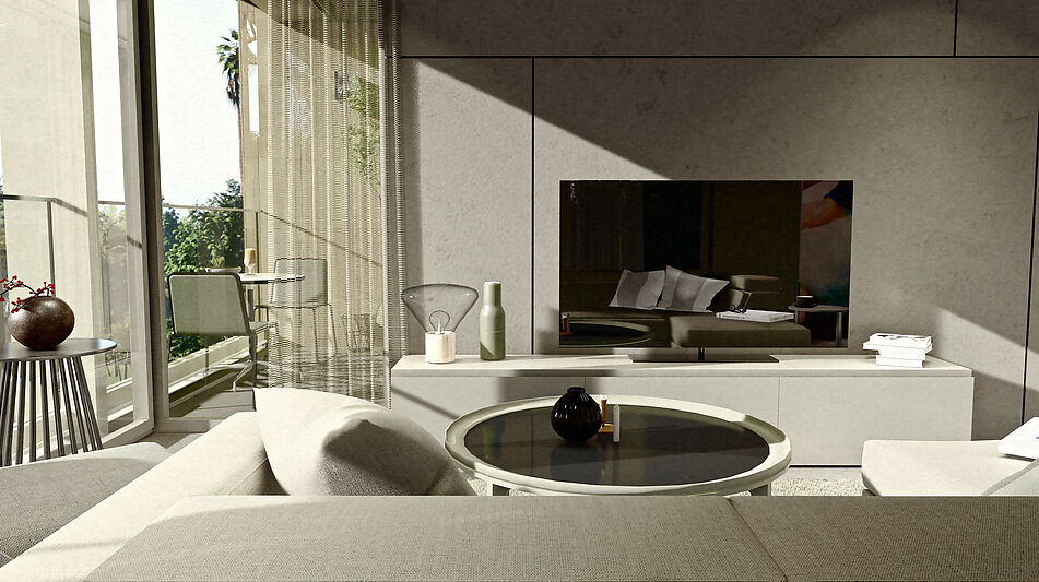 Гарден-дублекс с террасой и садом